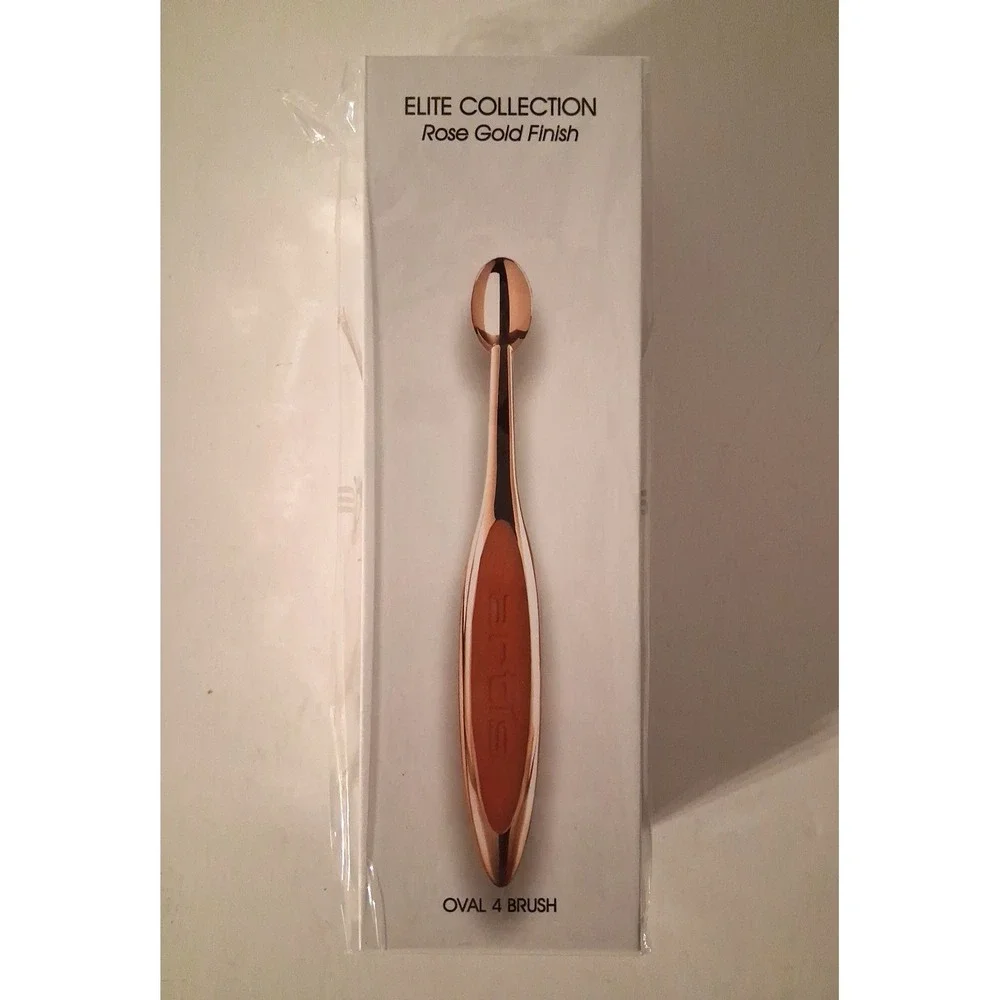Artis Oval 4 Brush Elite Collection Rose Gold Finish, New Foundation Sealed Box